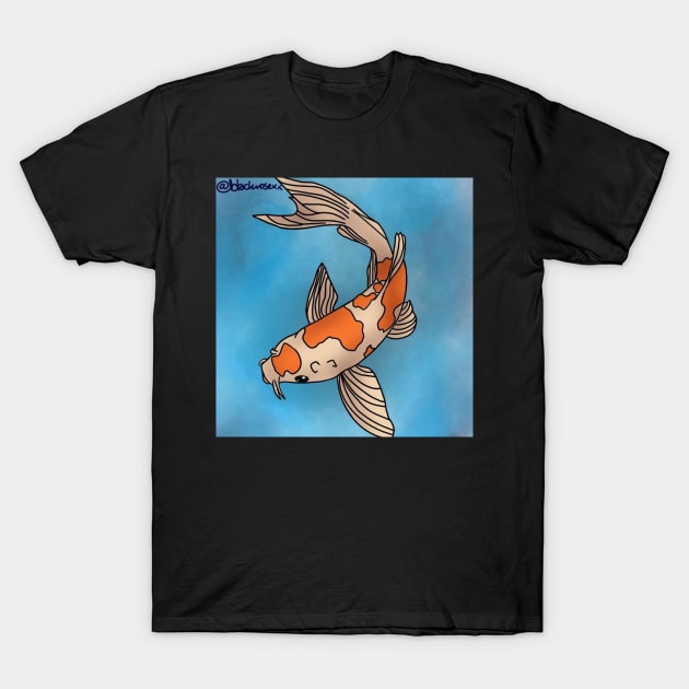 Koi Fish T-Shirt by blackrosexx